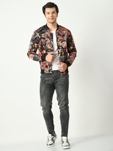 Chaqueta de bombardero unisex personalizable 100% poliéster satén tela chaqueta de hombre invierno con capucha PK diseño de lana OEM para la temporada de primavera - Product Image 6