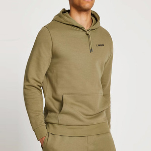 Sweat-shirts à capuche surdimensionnés en molleton de haute qualité, respirants, avec logo personnalisé, sweat-shirts à capuche unis de haute qualité, sweat-shirts à capuche à épaules tombantes, sweat-shirts en molleton pour hommes - Product Image 5