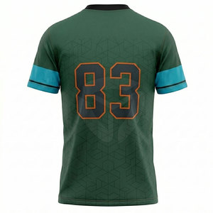 Maillot de football américain style urbain, tissu léger, design respirant, coupe confortable, idéal pour l'entraînement et les sports - Product Image 3