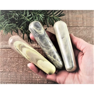 ไม้นวดหินธรรมชาติแบบคดเคี้ยวหินคริสตัลงานฝีมือหยกแร่ธาตุไม้กายสิทธิ์ฮวงจุ้ย - Product Image 2