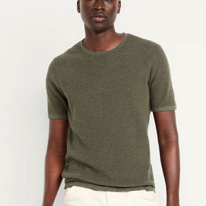 Camiseta de alta calidad Drop Shoulder 100% Camisetas de algodón para hombres Logotipo personalizado Camisetas sueltas de algodón para hombres - Product Image 5