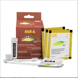 MINA ibrow 4.4 Cuivre Brun Semi-Permanent Henné Brow Tint Kit Ingrédients Poudre À Base De Plantes pour La Couleur Des Cheveux - Product Image 2