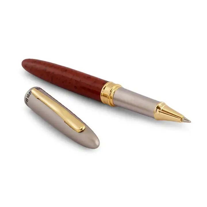 قلم مطلي بالذهب للمكتب التنفيذي للأعمال وقلم هدايا المفاجآت قلم فاخر قابل لإعادة الملء لهدايا الشركات للاستخدام الاحترافي
