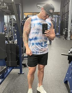 <b>Mens</b> Tank Top 100 % Cotton Breathable Sleeveless Shirt 3D Print Design Lightweight Quick Dry Gym Wear For Summer And Sports - Product Image 2