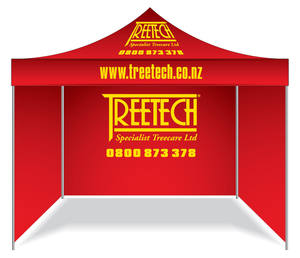Tente publicitaire pop-up 3x4,5m avec impression personnalisée, auvent 10x15, logo personnalisé, cadre en aluminium robuste, polyester résistant aux intempéries, quatre saisons - Product Image 3
