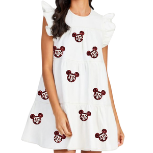 Nuevo Estilo de Uniformes de Animadoras al por Mayor, Vestido Midi Transpirable con Cuello Redondo y Cintura Natural para Mujer, Ideal para Días de Juego - Product Image 2