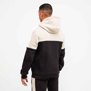 Chándal Personalizado con Capucha, Tallas Grandes, Estilo Urbano, Tejido Grueso, Estampado en Blanco, Logotipo Personalizado de Alta Calidad, Diseño de Rayas, Otoño Invierno - Product Image 4