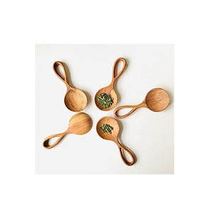 Minicuchara de madera Natural con mango largo, 20cm, tamaño personalizado, gran oferta - Product Image 6