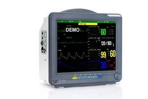 Monitor rumah sakit <span class=keywords><strong>12.1</strong></span> inci Monitor pasien Multi-parameter layar sentuh Monitor tanda Vital hewan - Product Image 3