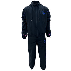 Conjunto Deportivo de Nylon con Bordado de Diseño OEM, Chaqueta Deportiva con Cremallera Completa para Hombre, Ropa Deportiva de Nylon Personalizada - Product Image 1