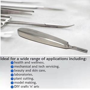 ด้ามมีดผ่าตัดทางการแพทย์ สแตนเลส ใช้ซ้ำได้ สำหรับศัลยกรรมกระดูก สัตวแพทย์ และศัลยกรรมทั่วไป - Product Image 5