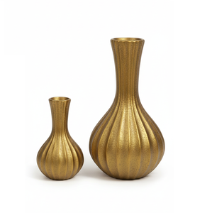 Wholesale Modern <b>Texture</b> Matte Black Stainless Steel Customized Electroplated Gold Rust Resistant Floral <b>Vases</b> for Wedding Table - Product Image 2