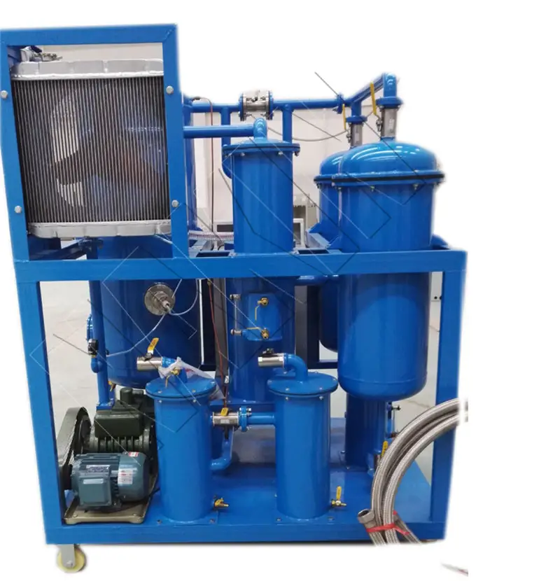Made in China High Oil Filtration Efficiency lube oil recycle System Lubricating Oil Purifier Machine