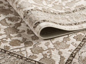 พรมตุรกีหรูหรา ผลิตด้วยเครื่องจักร สีเบจ รุ่น Borrego สำหรับห้องนั่งเล่น คุณภาพพรีเมียม จากผู้ผลิตในเมืองกาเซียเตป - Product Image 2