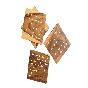 Meilleure vente de sous-verres en bois imprimés personnalisés de qualité supérieure Design élégant et durable pour la décoration intérieure Ensemble de tampons/tapis à des fins cadeaux - Product Image 6
