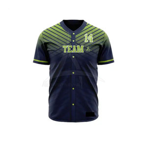 Nouvelle conception, couleurs et logo personnalisés, respirant, haute qualité, uniforme de baseball 100% polyester selon la demande du client, en vente - Product Image 4