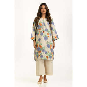 Conjunto Casual IPST-55313 de Viscosa Jacquard Estampado con Cuello Redondo y Mangas Tres Cuartos para Primavera/Verano - Product Image 4