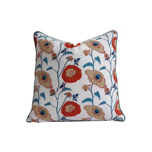 Nueva llegada cojín para silla exquisito bloque de mano impreso 100% algodón tubería funda de cojín funda de almohada al mejor precio - Product Image 5