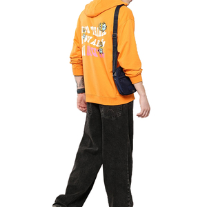 Invierno cálido con capucha personalizado moda hombres manga larga hombres usan sudaderas con capucha pulóver para hombres servicio OEM personalizado - Product Image 4