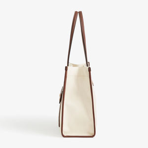 2024 nuevo bolso de compras de lona de algodón a la moda, bolso de mano personalizado de alta calidad con asa cómoda para niñas - Product Image 6