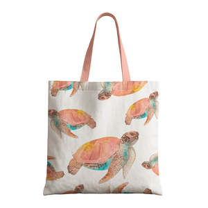 Women's Turtle Art Ocean Theme Tote Bag Zippered <b>Handbag</b> Embroidery <b>Chains</b> Letters for Spring/Summer Use Made Straw Polyester - Product Image 5