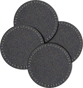 Luxury Modern Glass Beaded Placemat for Dining <b>Table</b> <b>Blue</b> Rainbow Color for Holiday Easter Wedding Parties - Product Image 1