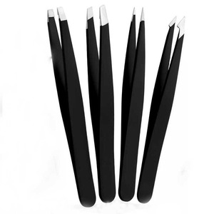 Compra directa Pinzas profesionales de acero inoxidable multicolor para cejas Logotipo personalizado Nuevo diseño Pinzas para cejas de belleza - Product Image 2