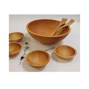 ชุดชามไม้อะคาเซียแบบกำหนดเองหรูหราเป็นมิตรกับสิ่งแวดล้อมอเนกประสงค์บริการอาหาร - Product Image 1