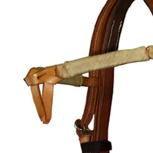 Cabecera duradera de brida de caballo de cuero occidental ajustable de primera calidad para entrenamiento y espectáculos de equitación - Product Image 3