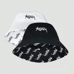 Chapeaux Bob Personnalisés pour Adultes, Design de Mode Populaire, Broderie, Chapeau Bob Réversible Coloré Uni - Product Image 6