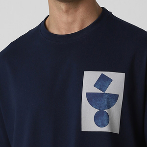 La mejor camiseta duradera de algodón 100% para hombre, camiseta de Color azul de gran tamaño transpirable de Color liso Simple de algodón de alta calidad para hombre - Product Image 5