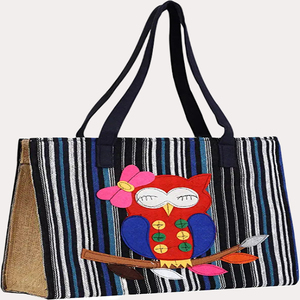 Producto de Venta caliente de alta calidad logotipo personalizado yute bolsa de compras bolsa de lona de algodón artículo personalizado estilo patrón carta promoción IND - Product Image 4