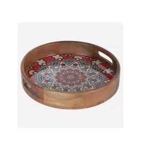 ถาดไม้สำหรับร้านอาหารและถาดตกแต่งบ้าน - Product Image 1