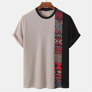 Custom Sublimation Printing Casual <b>Tshirt</b> Men's <b>Summer</b> Short Sleeve Tee Shirts with Design Fashion Custom Printed Design - Product Image 3