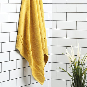 OEM Custom Yellow High Quality Organic Bath <b>Towels</b> <b>Quick</b>-<b>Dry</b> Eco-Friendly with Solid Cotton Pool Use Logo Printed - Product Image 4