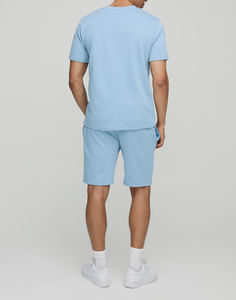 OEM venta al por mayor de calidad de Exportación personalizada de algodón de primera calidad cómodo duradero tela Regular Fit para hombre de 2 piezas Conjunto de camiseta - Product Image 2