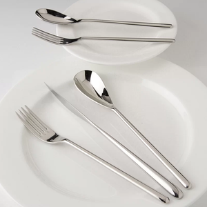 Ensemble de couverts en acier inoxydable de la meilleure qualité vaisselle ensemble de couverts d'événement de mariage couteau à dîner cuillère fourchette décor de restaurant à la maison - Product Image 2