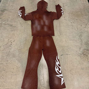 Chándales de invierno Unisex para adultos de alta calidad 2025, impermeables, a prueba de viento, transpirables, ligeros, ropa de calle con capucha, impresión Digital - Product Image 3