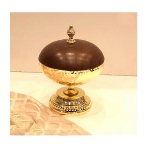 Serveur de fruits secs de couleur or en métal de qualité exclusive pour l'hôtel à la maison et le restaurant utilisent le serveur de chocolats - Product Image 2