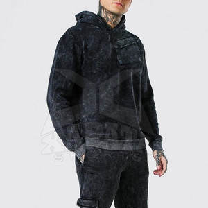 ชุดวอร์มซักได้คุณภาพสูงของผู้ชายชุดวอร์มผ้าฝ้าย100% ระบายอากาศได้แขนยาวคลุมเข่าแบบกำหนดโลโก้ได้เอง - Product Image 5