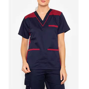 Ensembles d'uniformes d'allaitement en gros de haute qualité pour femmes médecins et infirmières gommages été hôpital gommage respirant modèle OEM - Product Image 3