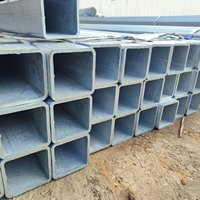15mm 32mm 37mm 46mm 63mm Galvanizli Kare Çelik Boru, Sera Çerçeveleri Güneş Enerjisi Montajı Kaynaklama Kesme Yüksek Mukavemetli