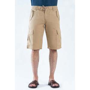 Shorts d'été en coton pour homme Kerex, 100 % toile respirante, taille XXS, style sportif urbain avec taille élastique et logo décoratif - Product Image 1