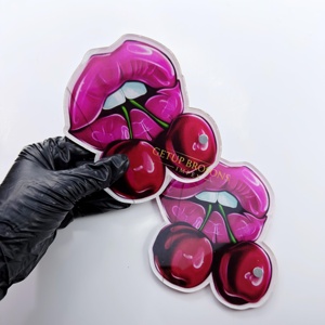 Últimas Novedades: Pinzas Magnéticas de Acrílico Sostenible para Pestañas, con Diseño de Flor Ovalado y Azulejos Personalizados Disponibles - Product Image 5