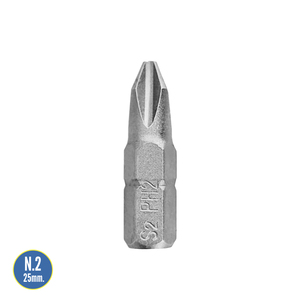 Destorpuntas Phillips N. 2 (50 Pezzi) Acciaio S2 al Cromo Vanadio - Product Image 2