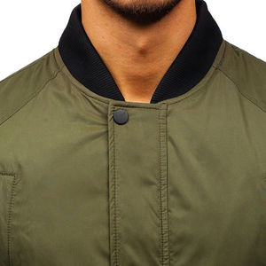 Vestes bomber pour hommes sur mesure à prix avantageux, vente en gros d'usine, vêtements personnalisés, vestes bomber pour hommes avec votre logo, avec OEM - Product Image 5