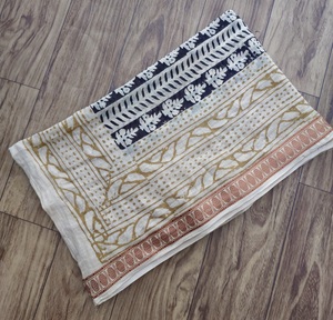 Wholesale Lot Soft Voile Summer Pareo Jari Border Indian Hand Block Print <b>Beach</b> Sarongs Floral <b>Cover</b> Bathing Bikinis Beachwear - Product Image 6