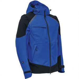 Veste de travail softshell ELKA RAINWEAR XTREME taille M bleu royal/noir Fitness Sécurité - Product Image 2