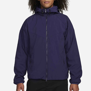 Coupe-vent 2025 nouveau Offre Spéciale Polyester hommes fermeture éclair imprimé logo brodé veste de course personnalisé coupe-vent à capuche veste - Product Image 1