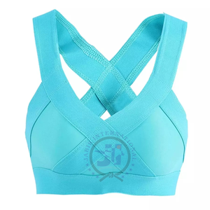 Vêtements de sport légers personnalisés pour femmes soutien-gorge de sport sans couture à soutien élevé avec leggings d'entraînement actifs culture dos nu pour la course - Product Image 5
